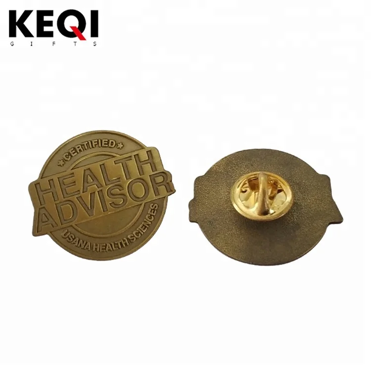 Wholesale custom logo lapel pin backing card