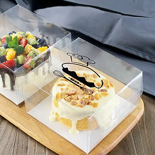 PET Transparent Candy box Clear Gift Boxes for Wedding, Party and cake packaging