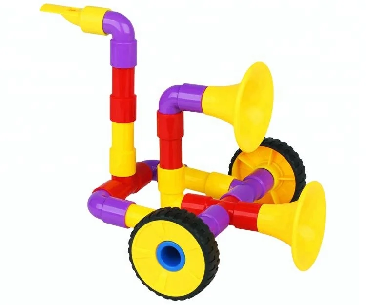 
New novelty DIY puzzle blocks educational pipe building block toys for Children 