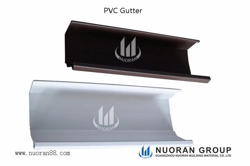 5.2/7 Inch PVC Commercial Roofs Gutters Drains Scupper Water Catchment rain gutter drainage systems