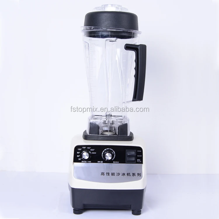 Automatic timer and speed commercial blender