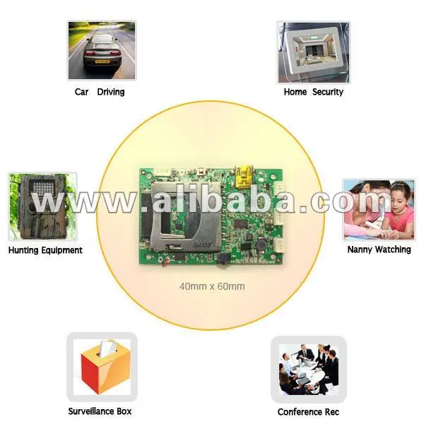 Motion Detection DVR Card/ portable dvr board