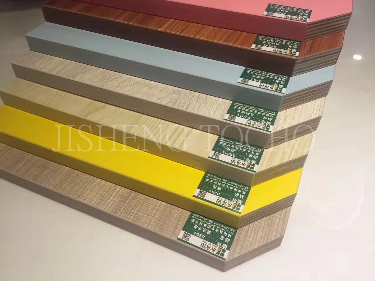 
18mm wood grain decorative wall panel particle manufacture faced laminated melamine mdf board 