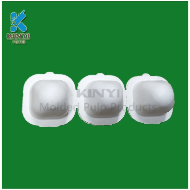 Custom Sugarcane Paper Pulp Sweet Chocolate Insert Tray Packaging Food & Beverage Packaging Embossing Bio-degradable Accept