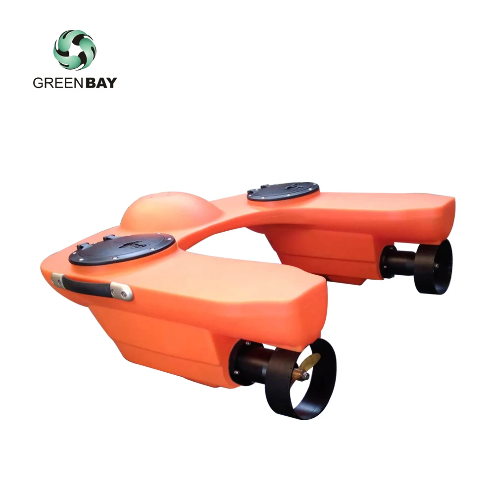 Catamaran high sea condition rescue remote control unmanned surface boat
