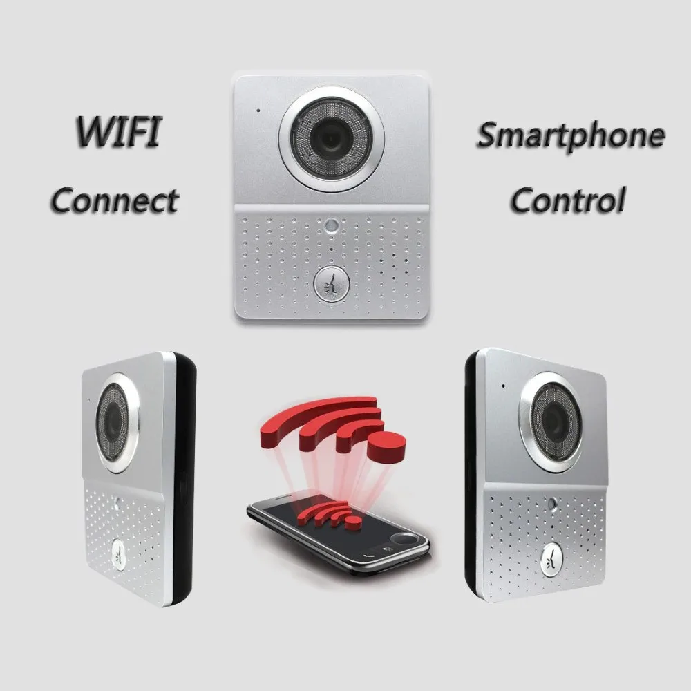 
Newest P2P Wifi Video Door phone with doorbell and alarm function,support remote control by Android/IOS Smartphone 