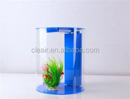 6 gal Mini cylinder acrylic aquarium MN-C