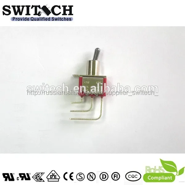 On-off с позолоченными терминалами тумблер