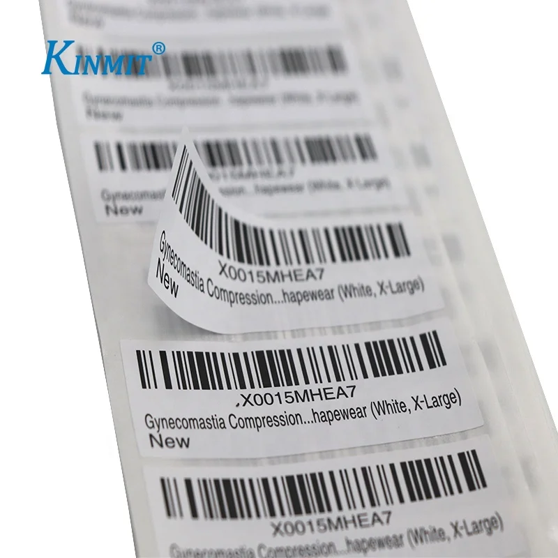 Adhesive Running Number / Serial Number Stickers Barcode Sticker Labels Supplier