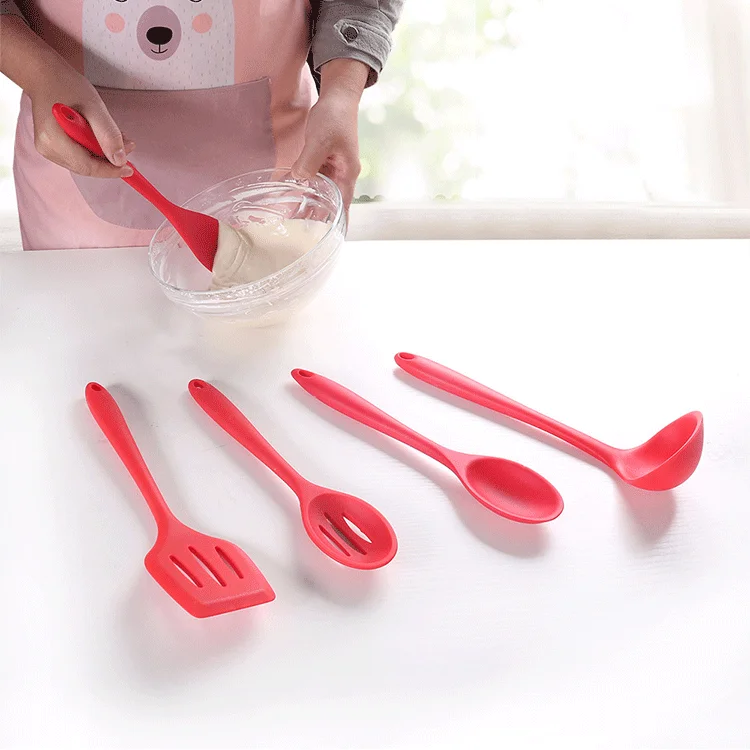 Wholesale   Kitchen Appliance Tool Utensils Cookware Bakeware Silicone Scraper/Spatula for Cooking