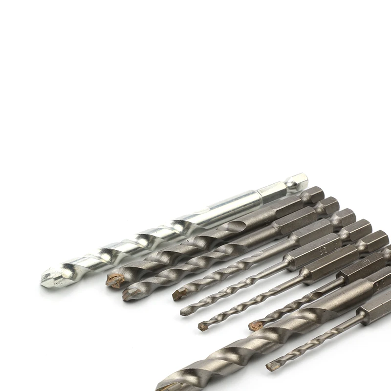 
All Kinds of Sand Blasted R Flute Carbide Tipped Masonry Drill Bit for Concrete Brick Masonry Drilling 