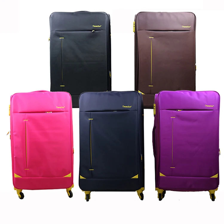 Hot selling EVA travel luggage with explosion-proof zipper fabric suitcase