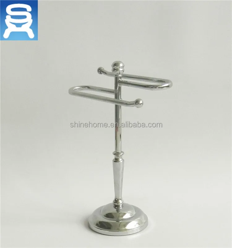 Factory Supply Bathroom Freestanding Towel Rack, Iron Towel Holder
