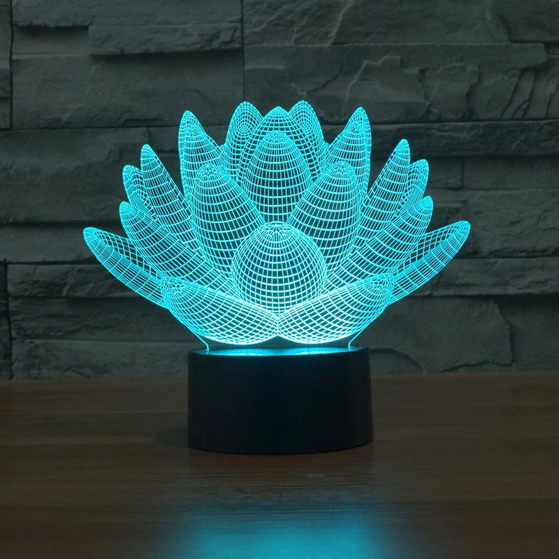 wholesale 3d effect night light ocean lava lamp for promotion gift FS-2995