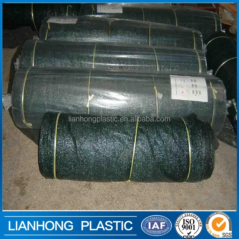 Bio-degradable agricultural shade cloth roll, greenhouse plastic nursery sun shade net, hdpe shade net with long span use