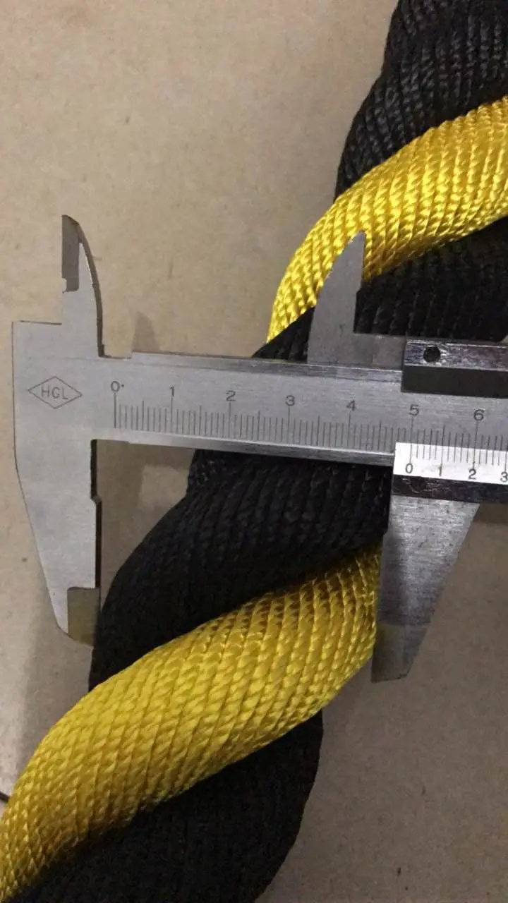 Yellow and Black Factory Outlet Gym Battling Rope