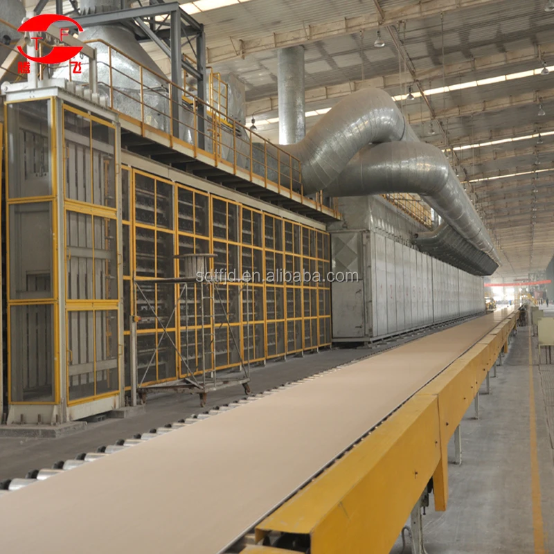 2018 years high quality gypsum wallboard machine/gypsum board manufacturing process