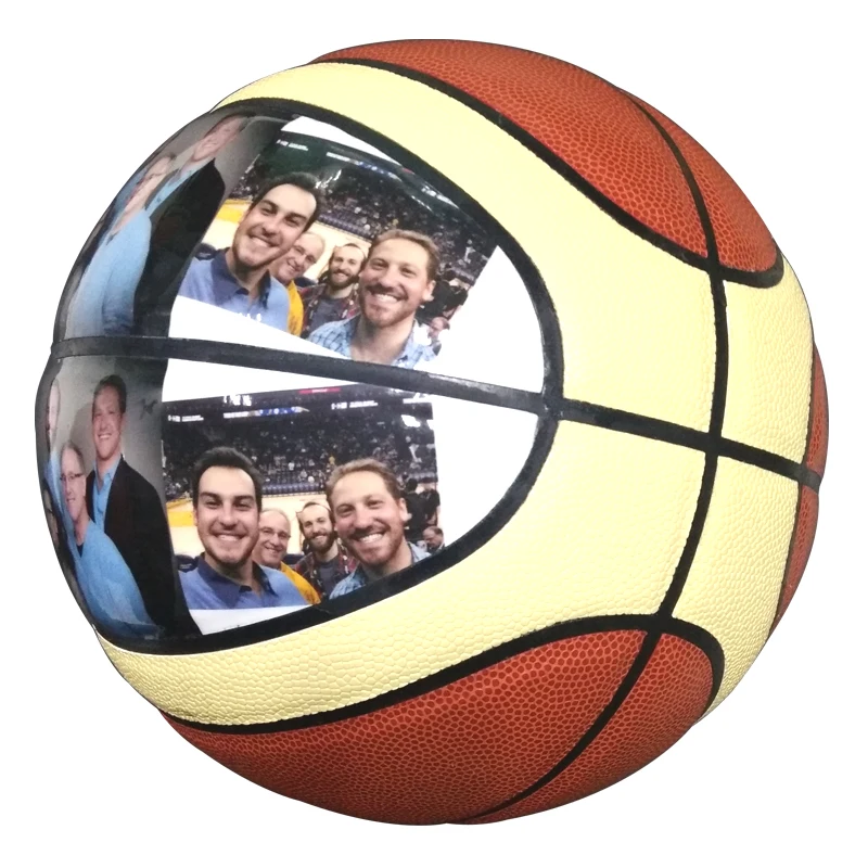 custom 12 panels souvenir printing  basketball  size 7 basket ball for adult