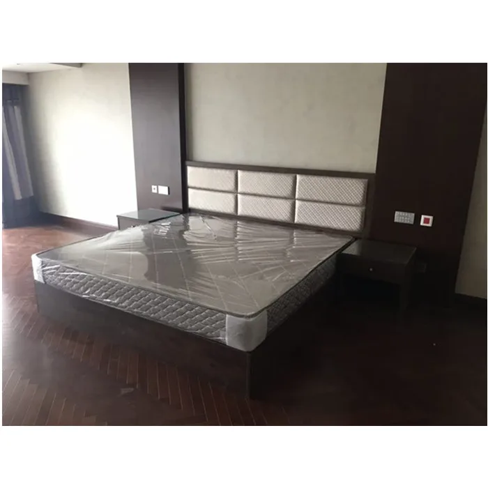 Wooden Budget Hotel Room Sets King Size Bed Furniture