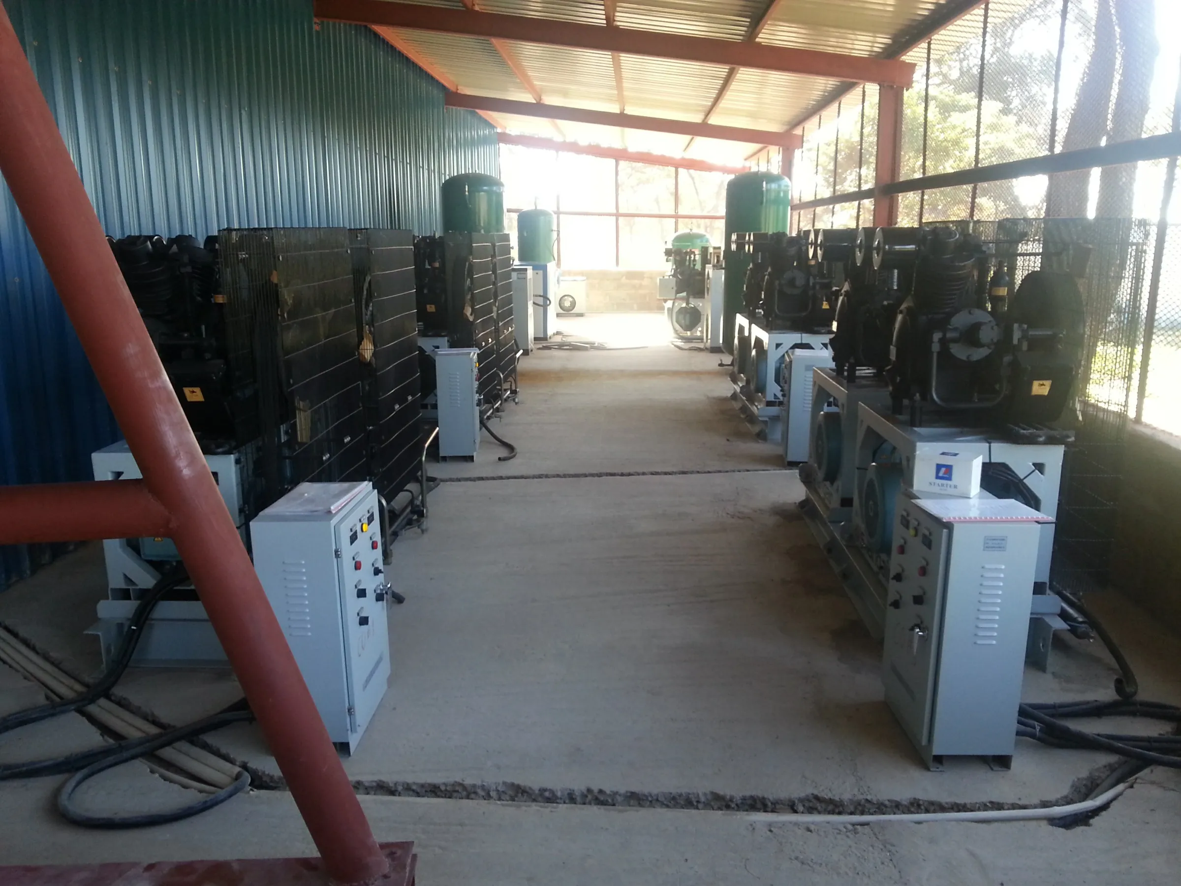 piston type air compressor head parts for 15kw