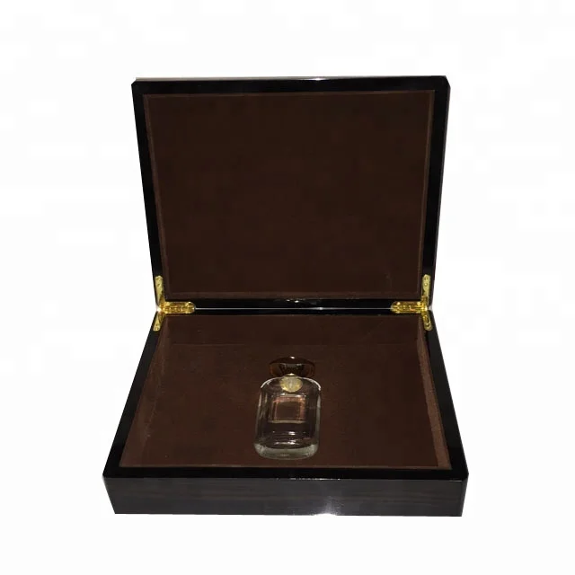 customs luxury fancy shape round edges design wooden perfume box