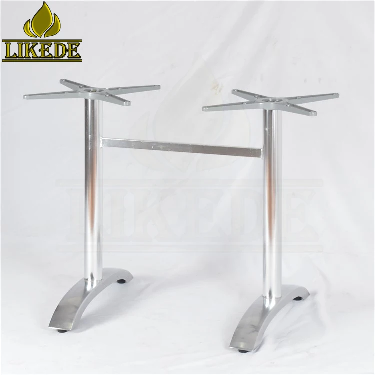 Low price office table frame aluminum dining folding table frame on sale