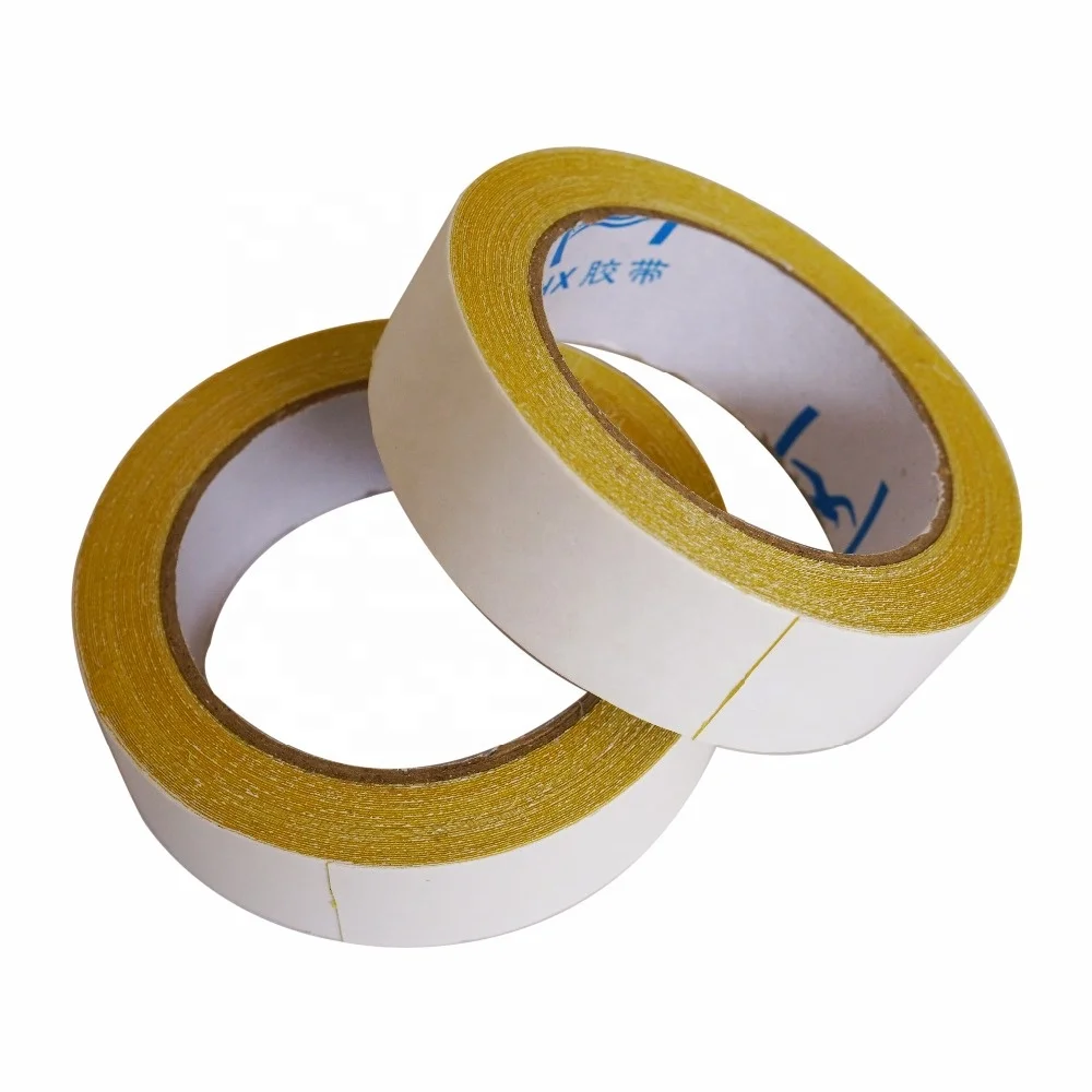 50 mesh 230mic hot melt glue double sided high self adhesive carpet edge tape for carpet seaming and fixed
