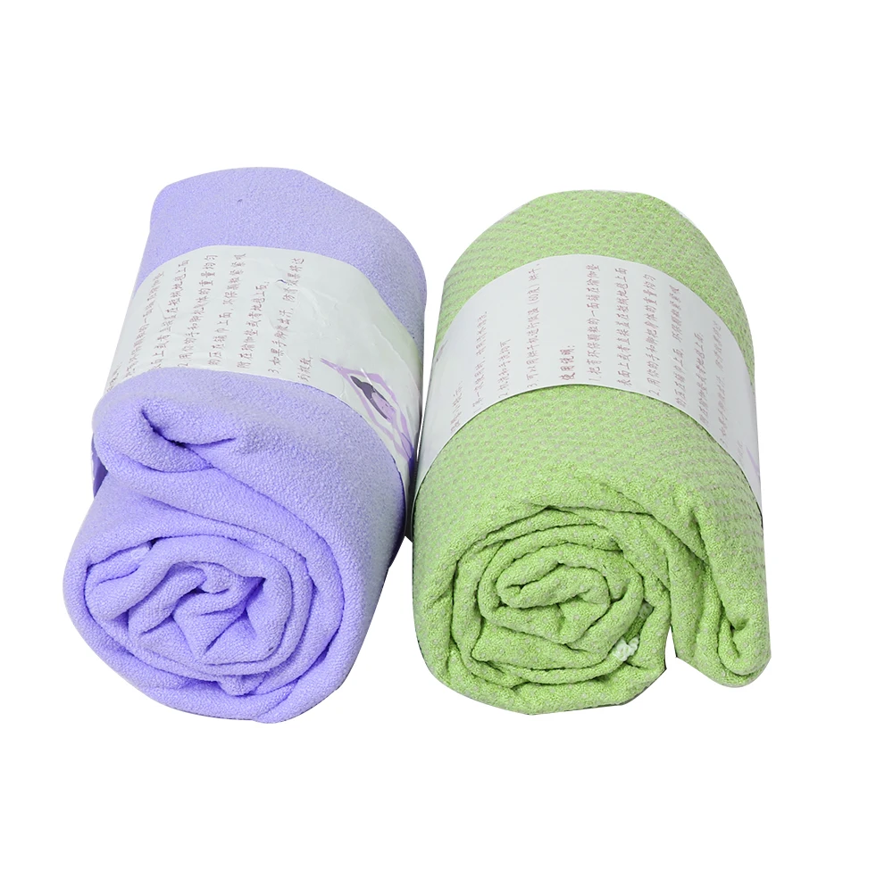 High Quality Ultra Absorbent Machine Washable Private Label Microfiber Hot Yoga Mat Towel