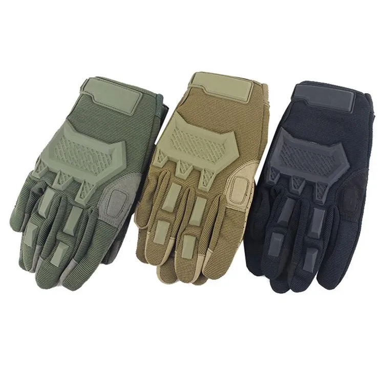 Best Black Full Finger Lightweight Military Tactical Gloves For Army