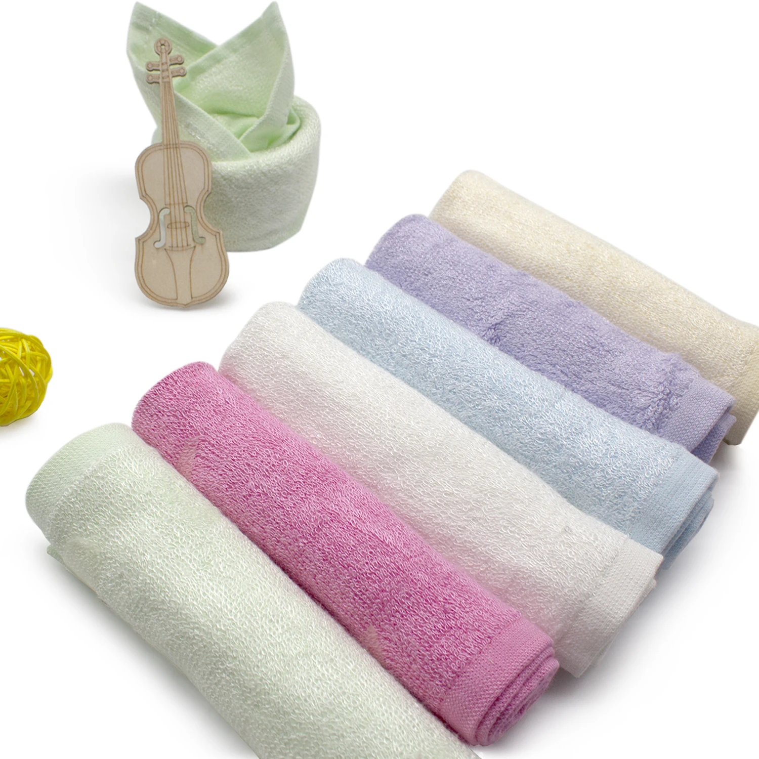 Wholesale luxury organic Bamboo baby washcloth 10x10 washcloths sets