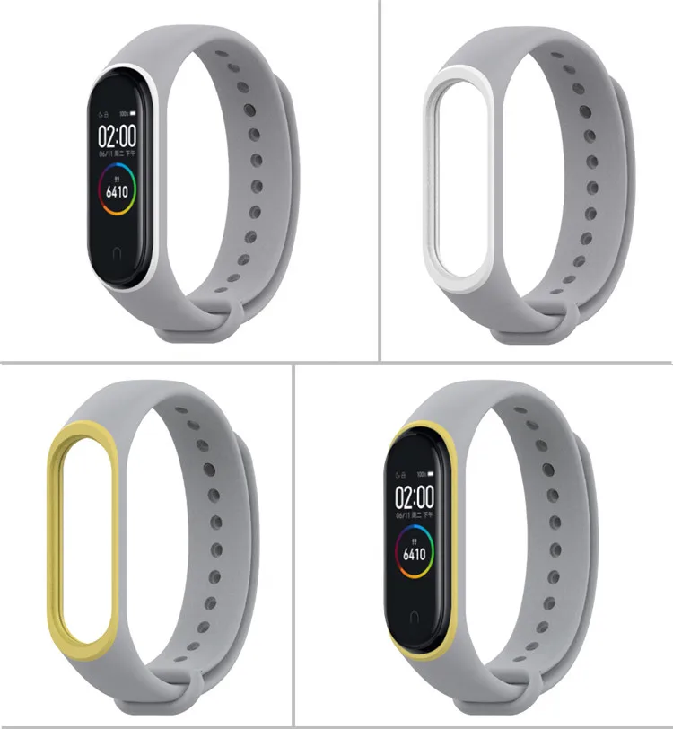 Smart Accessories Miband 4 Strap replace for xiaomi mi band 4 sports silicone wrist strap bracelet with varied colors