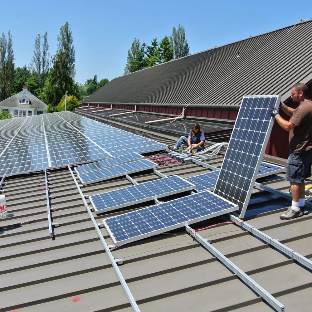 5kw 6kw 7kw off Grid 120v 220v Completely Solar Powered System House with Deep Cycle Battery Back