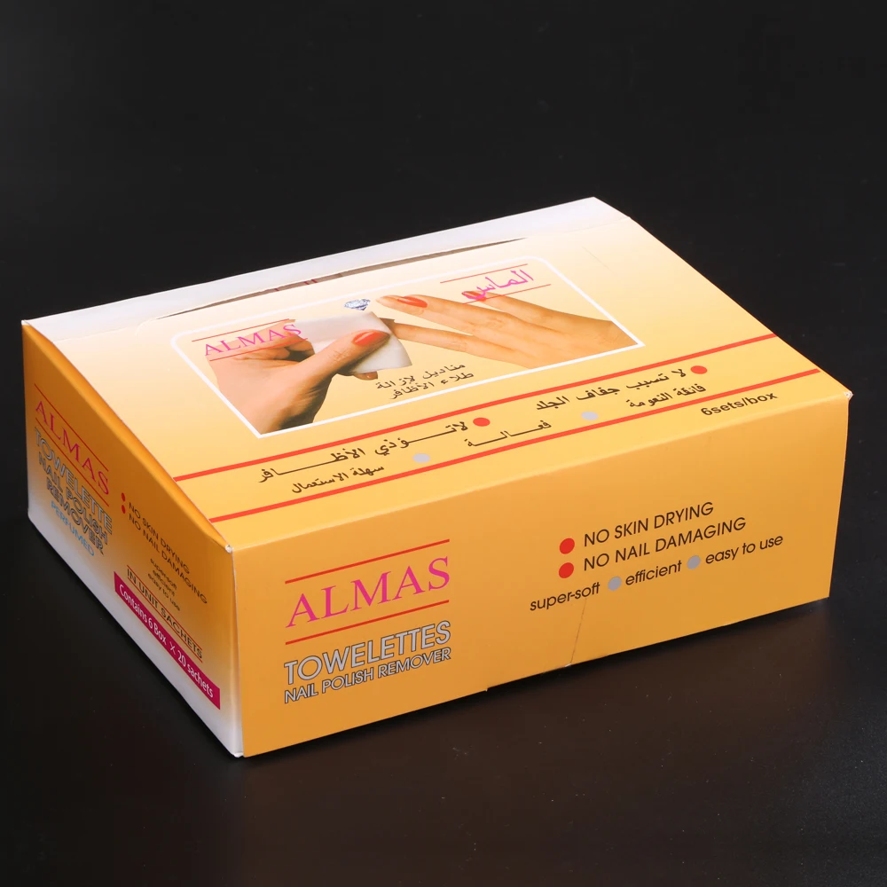 
Wholesale price nail polish remover wipes/nail wipes/nail remover wipes 