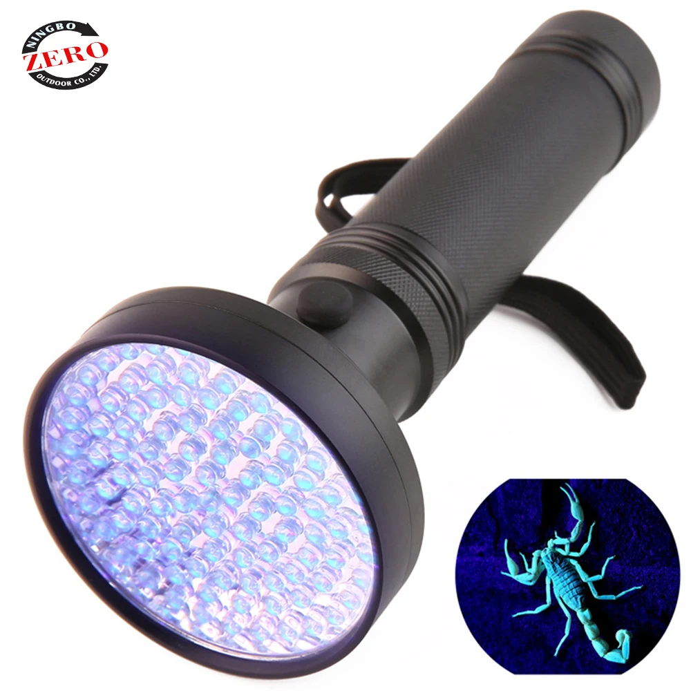 Black Light 100Uv Amber Detector 365Nm 365 Nm 265Nm Keychain 450Nm Aluminum Ultraviolet Scorpion 395nm 100 Led Uv Flashlight