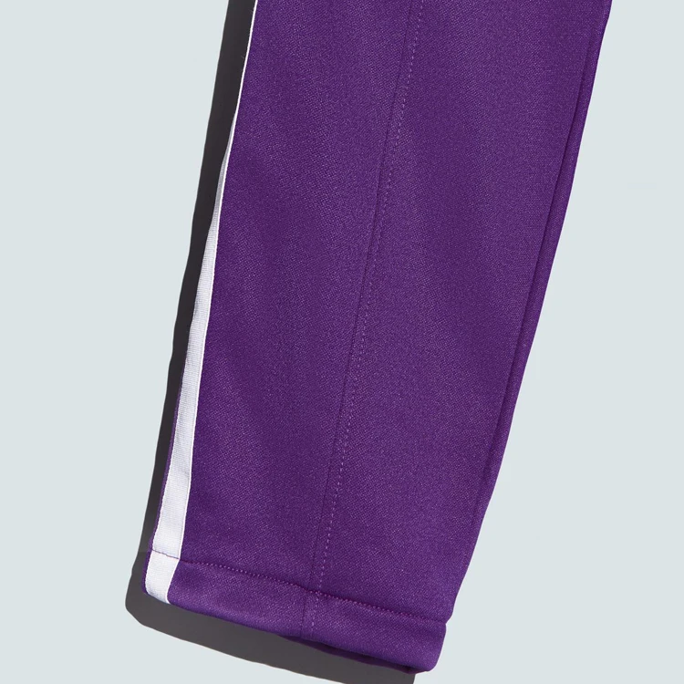 Purple Wholesale Custom Side Stripe Pants Tracksuit Bottoms Mens Track Pants With Pockets