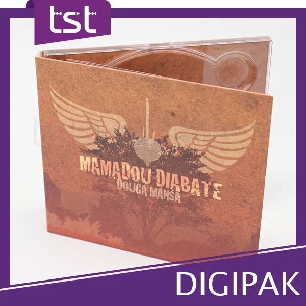 Пользовательские Печати и Упаковки Картон CD Digipack