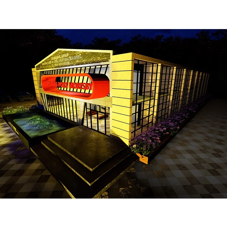 Design hotel kitchen construction chile steel structure building in Albania