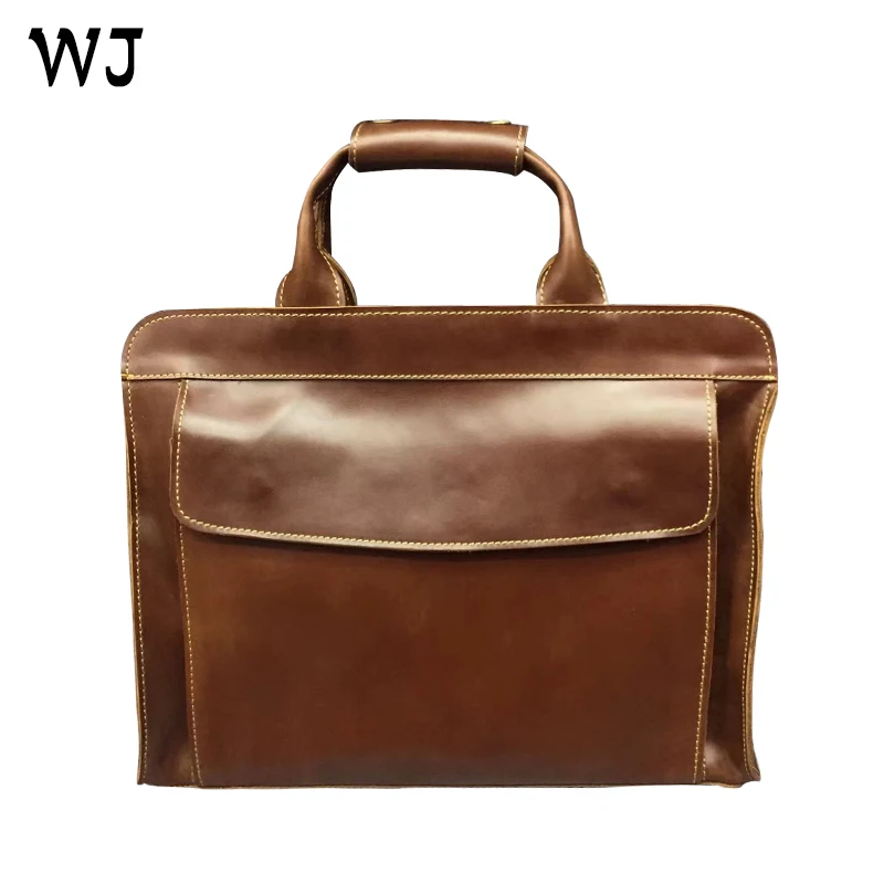 Hot sale  high quality man hand bag vintage style handbag for men MOQ 1 piece in stock OEM service
