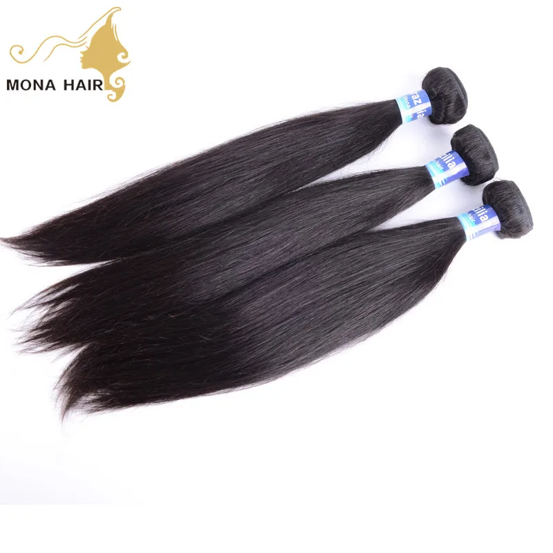100% Virgin Brazilian Silky Straight Wholesale Human Hair Extensions