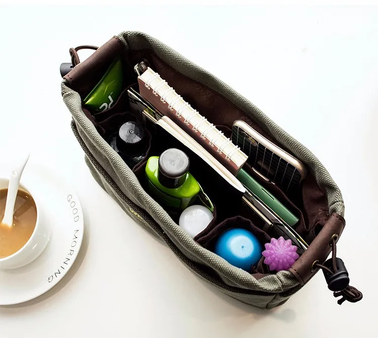 Wholesale premium quality plain plain canvas bag travel cosmetic bag organizer with many alternative colors