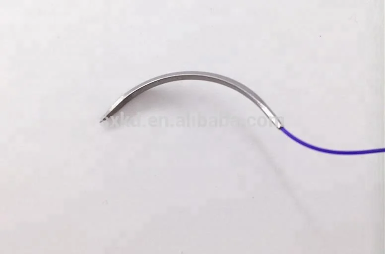 
ZJKR KD911 veterinary surgical suture thread with needle for animal 