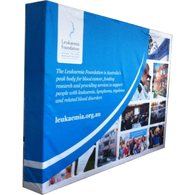 3x3 straight fabric pop up stand