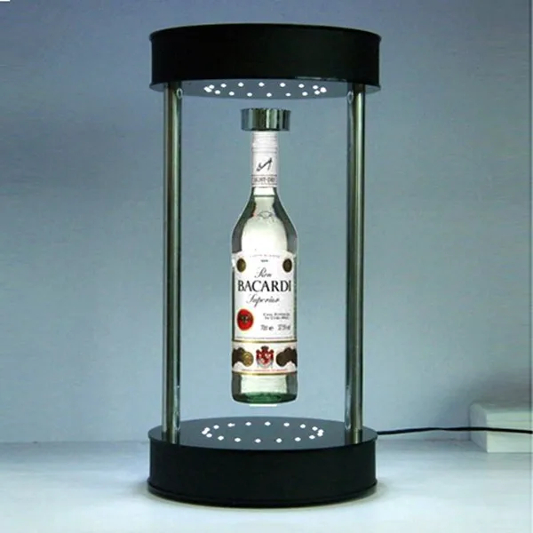 
magnetic floating bottle display stand,magnetic levitating display stand,acrylic floating display stand 