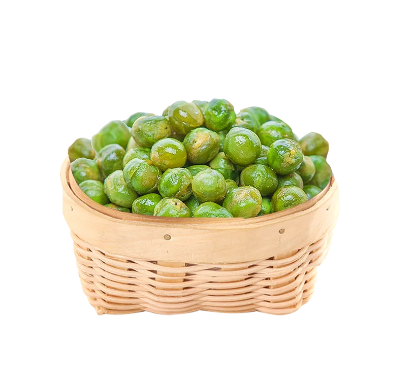 Chinese famous snack food Ganyuan brand crab flavor green peas