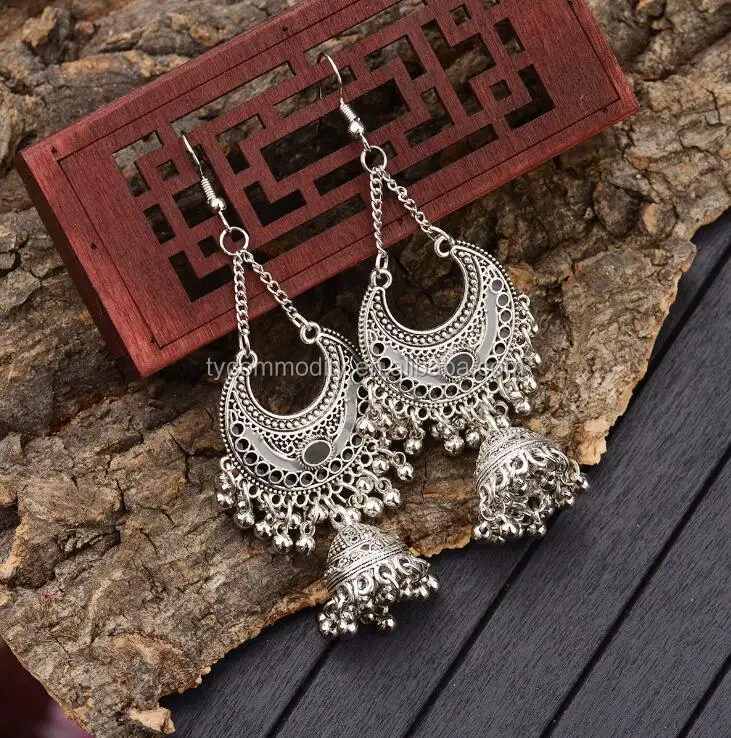 Traditional Gold plated bridal jewellery earrings exporter, gold plated Indian wedding earrings collection manufacturer