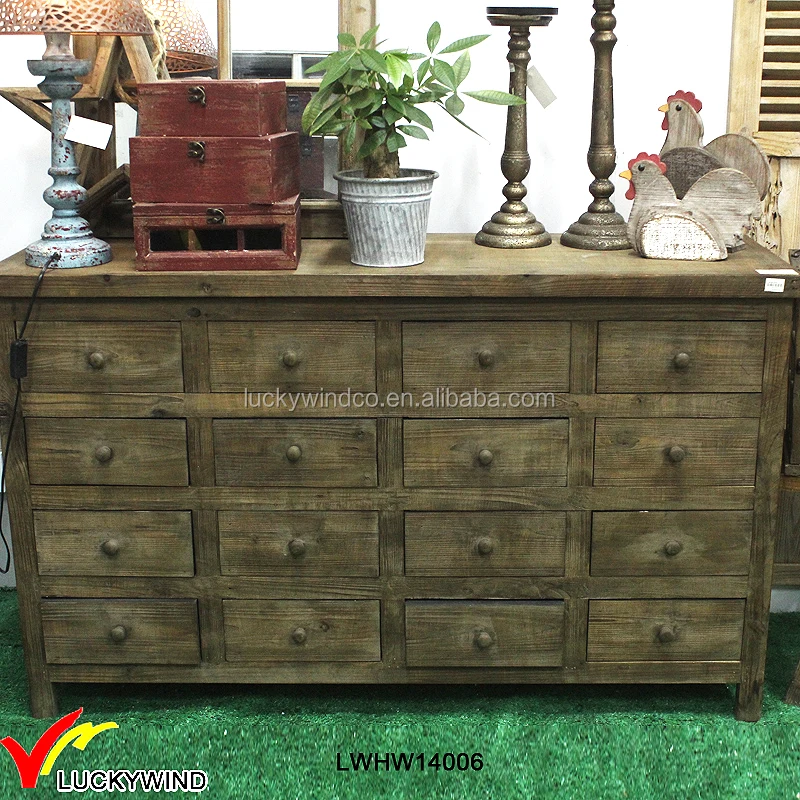 Французская деревенская Ретро деревянная винтажная мебель оптом