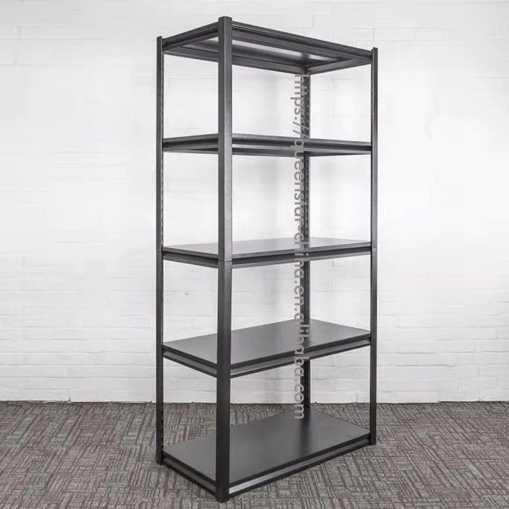 QS-MSR01 metal rack storage shelf metal shelf  5-layer light duty metal storage rack shelves