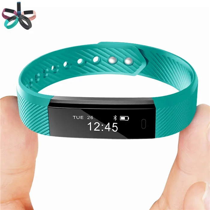 ID115 Smart Bracelet Fitness Tracker Pedometer Activity Monitor Smart Band
