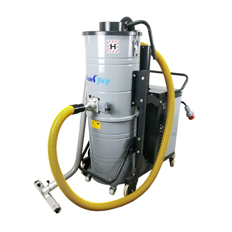 three phase industrial heavy duty vacuum cleaner for food industry