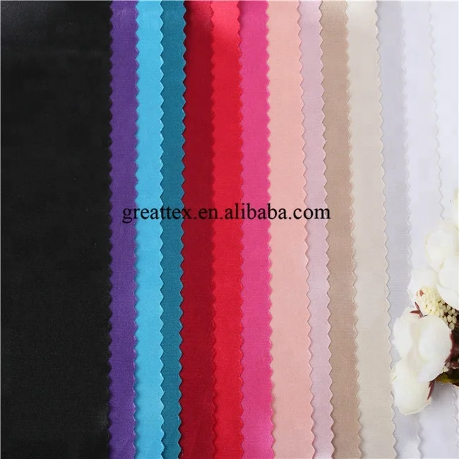 wholesale 100% polyester satin crepe fabric for the dress